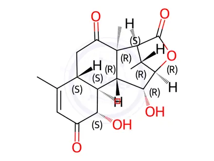 Chemical structure of Eurycomalactone