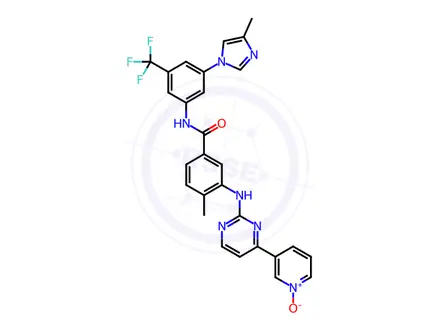 Chemical structure of Nilotinib N-Oxide Impurity 2
