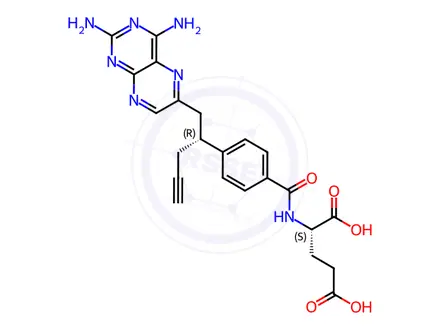 Chemical structure of Pralatrexate Impurity 1(R-Pralatrexate)