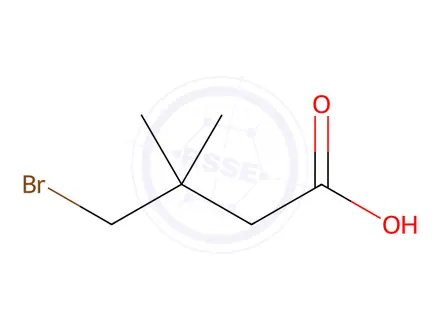 Chemical structure of 4-bromo-3,3-dimethylbutanoic Acid