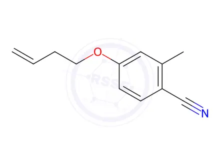 Chemical structure of Benzonitrile, 4-(3-butenyloxy)-2-methyl-(9CI)