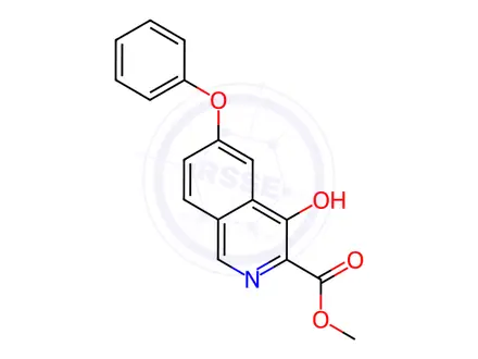 Chemical structure of Roxadustat Impurity 10