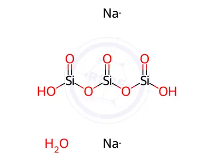Chemical structure of SODIUM TRISILICATE HYDRATE