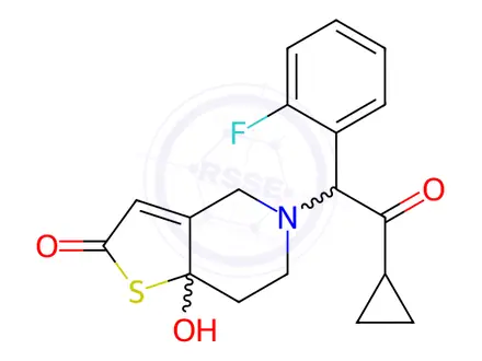 Chemical structure of Prasugrel Impurity 8