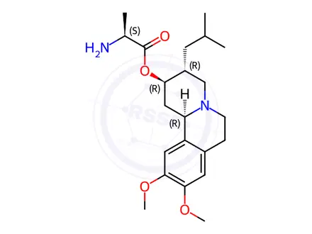 Chemical structure of Valbenazine 2-L-Alanine Impurity