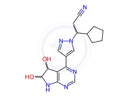 Chemical structure of Ruxolitinib Phosphate Impurity 132