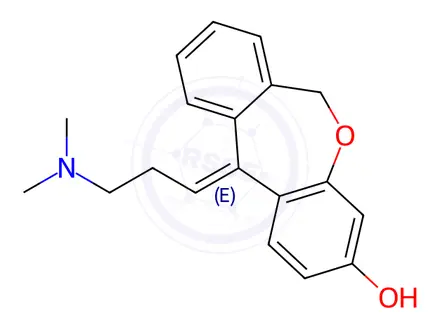 Chemical structure of (E)-3-Hydroxy Doxepin