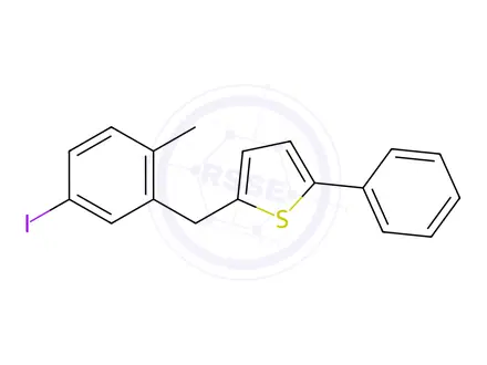 Chemical structure of Canagliflozin Impurity 58