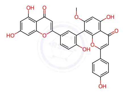 Chemical structure of Sotetsuflavone