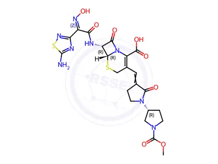 Chemical structure of Ceftobiprole Impurity 13