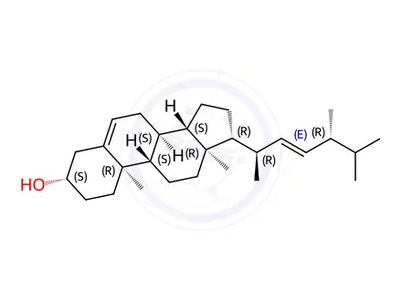 Chemical structure of Brassicasterol