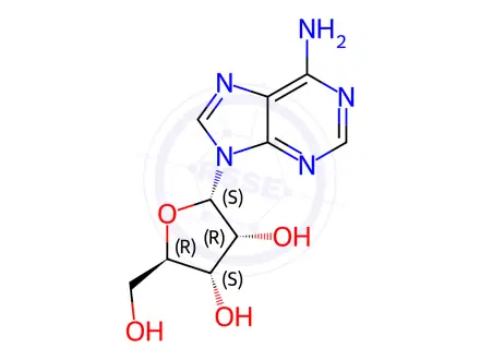 Chemical structure of Adenosine Impurity 23
