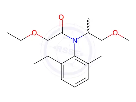 Chemical structure of Metolachlor-2-ethoxy Solution in Acetonitrile
