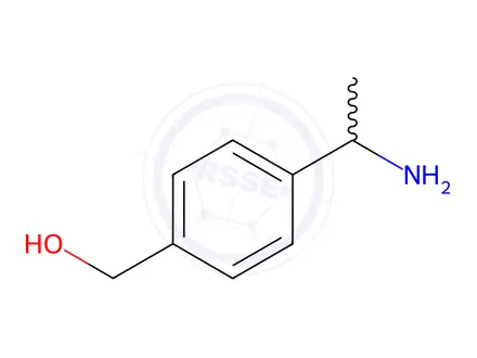 Chemical structure of (4-(1-Aminoethyl)phenyl)methanol