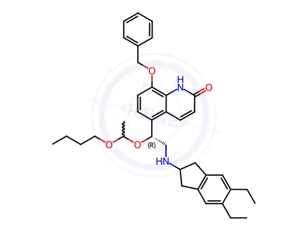 Chemical structure of Indacaterol Maleate Impurity 34