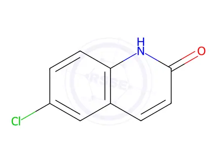 Chemical structure of 6-Chloroquinolin-2(1H)-one