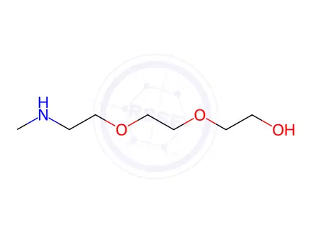 Chemical structure of 2-(2-(2-(Methylamino)ethoxy)ethoxy)ethan-1-ol