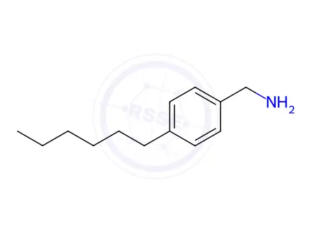 Chemical structure of (4-Hexylphenyl)methanamine