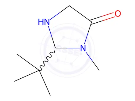 Chemical structure of 2-(tert-Butyl)-3-methylimidazolidin-4-one