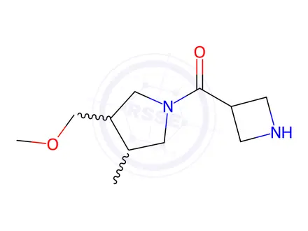 Chemical structure of Azetidin-3-yl(3-(methoxymethyl)-4-methylpyrrolidin-1-yl)methanone