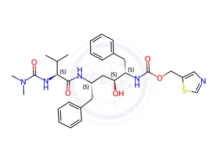 Chemical structure of Ritonavir Impurity 29