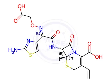 Chemical structure of Cefixime EP Impurity D