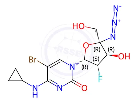 Chemical structure of Azvudine Impurity 43