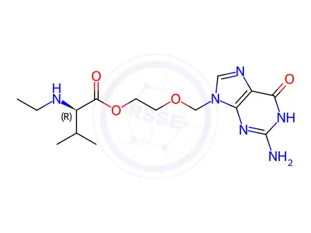 Chemical structure of Valacyclovir Hydrochloride Impurity 47