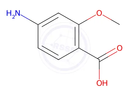 Chemical structure of 4-Amino-2-methoxybenzoic Acid