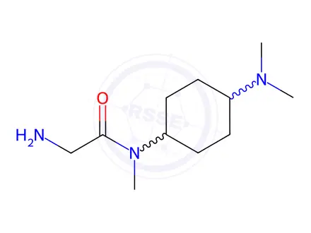 Chemical structure of 2-Amino-N-(4-(dimethylamino)cyclohexyl)-N-methylacetamide