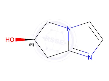 Chemical structure of (6R)-6,7-Dihydro-5H-pyrrolo[1,2-a]imidazol-6-ol