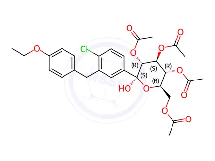 Chemical structure of Dapagliflozin Impurity 135