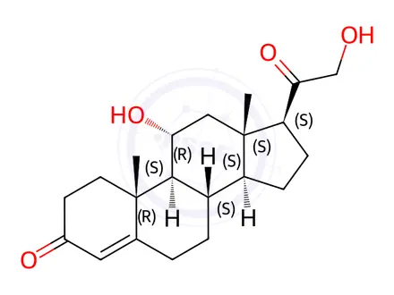 Chemical structure of Corticosterone Impurity 7