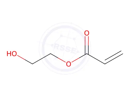 Chemical structure of 2-Hydroxyethyl acrylate