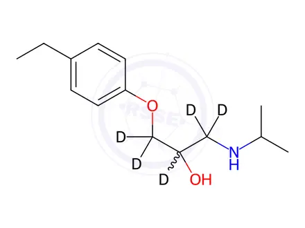 Chemical structure of Des[4-(2-cyclopropylmethoxy)] Betaxolol-d5 Hydrochloride