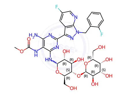 Chemical structure of Vericiguat Impurity 124