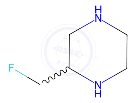 Chemical structure of 2-(FLUOROMETHYL)PIPERAZINE DIHYDROCHLORIDE