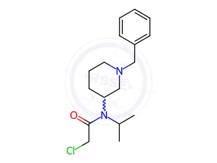Chemical structure of N-(1-Benzyl-pyrrolidin-3-yl)-2-chloro-N-ethyl-acetamide