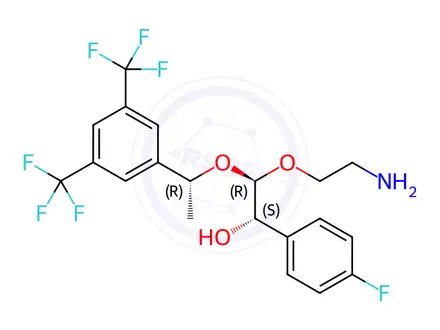 Chemical structure of Aprepitant Impurity 33