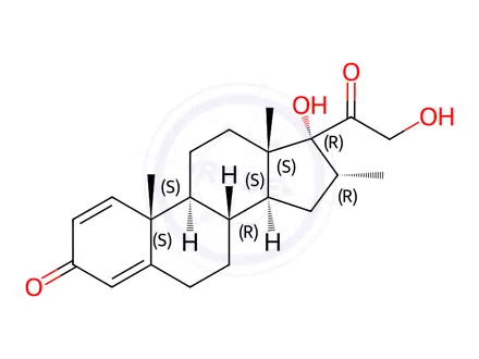 Chemical structure of 11-Deoxy Defluro Dexamethasone