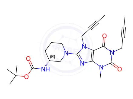 Chemical structure of Linagliptin Impurity N