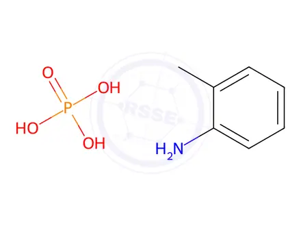 Chemical structure of 2-Aminophenyl methyl hydrogen phosphate