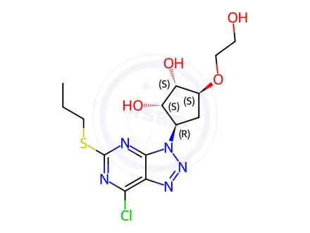 Chemical structure of Ticagrelor Impurity 47