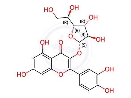 Chemical structure of Isoquercitrin