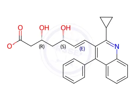 Chemical structure of Pitavastatin Impurity 54
