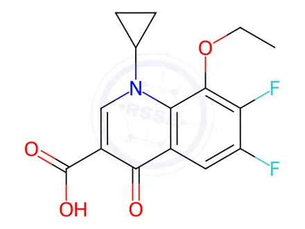 Chemical structure of Moxifloxacin Impurity 24