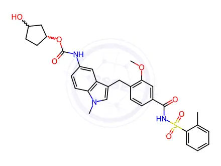 Chemical structure of Zafirlukast Impurity 6