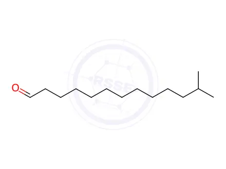 Chemical structure of 12-Methyltridecanal