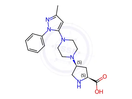 Chemical structure of Teneligliptin Impurity 14