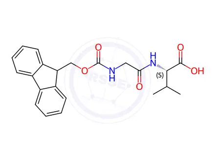 Chemical structure of Fmoc-Gly-Val-OH